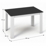 Kraz asztal 120x80