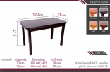 Piano Asztal (120cmx70cm+40cm)